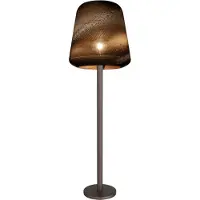 Masterlight Kakao-Stehlampe Carta Moody Ø 54cm Think Paper Shade