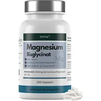 EXVital Magnesiumbisglycinat, hochdosiert 1365mg pro Tag, vegan 207 g Kapseln