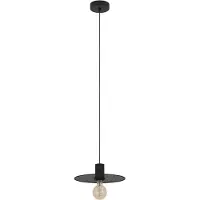 Eglo Pendelleuchte Esstisch Ikeston, Hängelampe für Wohnzimmer und Esszimmer, Metall Esszimmerlampe mit Streckgitter, Lampe hängend mit E27 Fassung