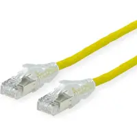 Dätwyler Patchkabel Cat.6A (Class EA) S/FTP, CU 7702 flex LSOH, AMP v2, gelb, 10 m