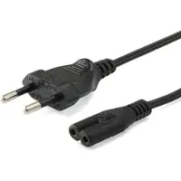 Equip 112161, 3 m, Netzstecker Typ C, C7-Koppler, H03VVH2-F, 250 V, 2.5 A