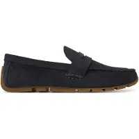 Clarks Slipper Corsley mit flexibler Sohle 2250 Navy Suede 41,5