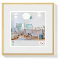 Walther design Lifestyle Kunststoff Bilderrahmen 15x15 cm GOLD