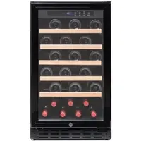Vinobox Grand Cru 40 Flaschen. Schwarzer Weinkühlschrank 1 Zone
