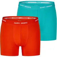 Happy Shorts Herren Retro Boxer Neon 2-Pack Retroshorts, Vintage Boxer,