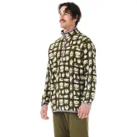 Picture Organic Clothing - Fleecejacke aus recyceltem Polyester &ndash; Herren &ndash; Inaria 1/4 Printed Light Fleece - Inaria 1/4 Printed Light