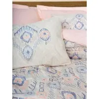 L'essentiel Maison , Ranforce King-Size-Bettbezug-Set (FR), Mosola - Salmon, 100 % BAUMWOLLE RANFORCE, Lachs, 240 x 220 cm