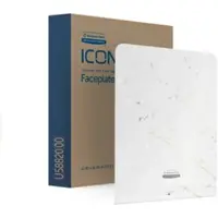 FamPro Tissue Germany GmbH Kimberly-Clark Professional ICON Blende Motiv SILBERNES MOSAIK 58760 , 1 Blende für automatischen Rollenhandtuchspender