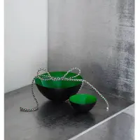 Normann Copenhagen Krenit Schale Ø16 Green - , Grün, für Küche, Metall