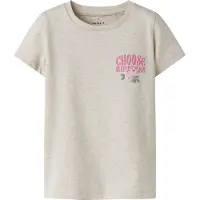 Name it T-Shirt - NnfDartiana - Peyote-Melange - - 4 Jahre (104) - T-Shirts