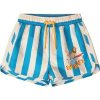 That's Mine Lai Badehose, Block Stripe Blue, 98