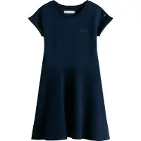 Tommy Hilfiger Kleid für den Alltag Spacer KG0KG08706 S Dunkelblau Regular Fit