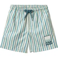 Wheat Badeshorts - Hansi - Aqua Stripe - - 7 Jahre (122) - Bademode
