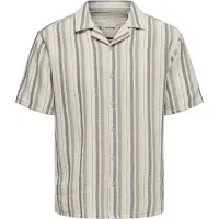 Only & Sons Kurzarm Hemdbluse ONSTREV herren