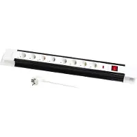 Logilink LPS207, 3 m, Schwarz, Weiß, 250 V, 50 Hz, 3500 W