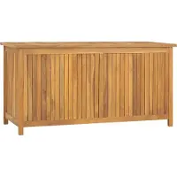 The Living Store Gartenbox 114x50x58 cm Massivholz Teak