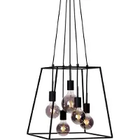 ITALUX PND-11532-5-BL Almodó Pendelleuchte 6xE27 schwarz