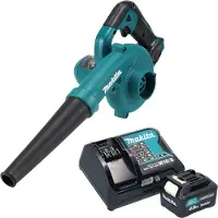 Makita UB 100 DSM1 Akku Gebläse 12 V max. + 1x Akku 4,0 Ah + Ladegerät