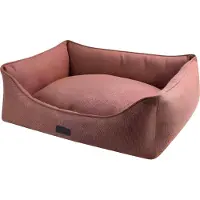 Nobby Hundebett Anda eckig rot, Maße: 80 x 70 x 24 cm
