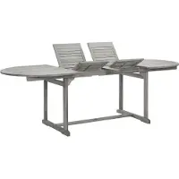 Syfax Garten-Esstisch (160-240)x100x75 cm Massivholz Akazie