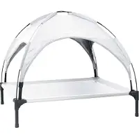 Syfax Hundebett Silber Grau 104 x 86 x 84,5 cm Stahl