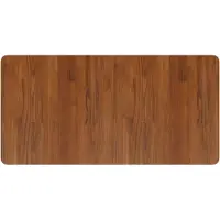 vidaXL Waschtischplatte Dunkelbraun 100x50x2,5 cm Massivholz Behandelt