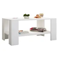 VCM Couchtisch "Holz Sofatisch Couchtisch Beistelltisch Dalus", weiß, B:90cm T:53cm, Tische, Couchtisch