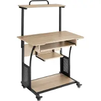 TecTake Schreibtisch Fife 80 x 65,5 x 130,5 cm