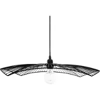 Atmosphera Hängelampe Cuzco schwarz Metall 58 cm x 58 cm x 8,5 cm