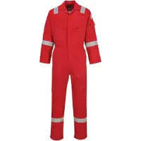 Portwest FR21 Superleichter, antistatischer Overall 210g Red Gr. XS