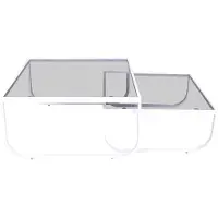 Venture Home Tisch Rocker Weiß
