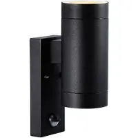 Nordlux Außen-Wandlampe TIN MAXI Sensor, schwarz, IP54, 21519103