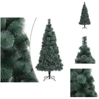 vidaXL Künstlicher Weihnachtsbaum mit Ständer Grün 120 cm PET - Weihnachtsbäume