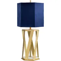 Elstead Lighting Zeitgenössische Schreibtischlampe Apollo Stahl gebürstetem Messing 1 Licht E27