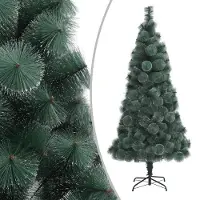 Syfax Künstlicher Weihnachtsbaum mit Ständer Grün 180 cm PET
