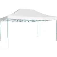 Syfax Partyzelte 13 pcs Weiß mit bluem Rahmen Oxford-Stoff
