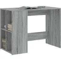 vidaXL Schreibtisch Grau Sonoma 102x50x75 cm Holzwerkstoff