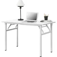 Neu.haus [] Klapptisch - 120 x 60cm Schreibtisch Bürotisch Computertisch Tisch Klappbar Weiß