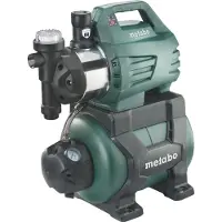 Metabo HWWI 3500/25 INOX, 1100 W, AC, 4,5 bar, 3500 l/h, IPX4, Schwarz, Grün, Edelstahl