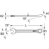 Ks Tools CHROMEplus Ringmaulschlüssel, XL