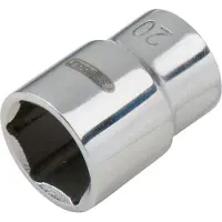 Ks Tools EDELSTAHL 1/2' 6kant-Stecknuss, 12mm ( 964.1212 )