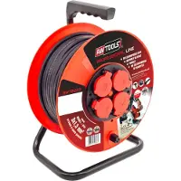 AWTOOLS Verlängerungshaspel Professional 25M 3X2.5Mm 16A / 3680W / ip44