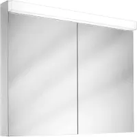 Schneider Spiegelschrank LOW 100/2/LED, 4000K, weiss, CH Modell, 151.300.01.02 151.300.01.02