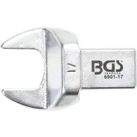 Bgs 6901-17 Einsteck-Maulschlüssel, 17 mm, Aufnahm e 14 x 18