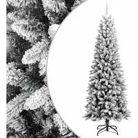 Prolenta Maison Exclusive - Künstlicher Weihnachtsbaum Beschneit 240 cm PVC&PE