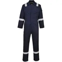 Portwest FR28 Leichter, antistatischer Overall 280 g Navy Gr. S