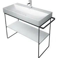 Duravit Metallkonsole DURASQUARE bodenstehend, höhenverstellbar +50 mm, für Waschtisch 235310 chrom