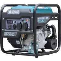 Könner&Sohnen KS 3300I, 3000 W, 230 V, 7 l, Benzin, 1 l/h, Manuell