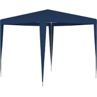 Syfax Partyzelt dkd-home-decor Blau 2,5 x 2,5 x 2,4 m (L x B x H) UV-beständig und wasserfest