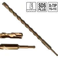 YATO YT-4229, Rotationshammer, Hammer drill bit, 2,5 cm, 460 mm, Keramik, Beton, 36 cm